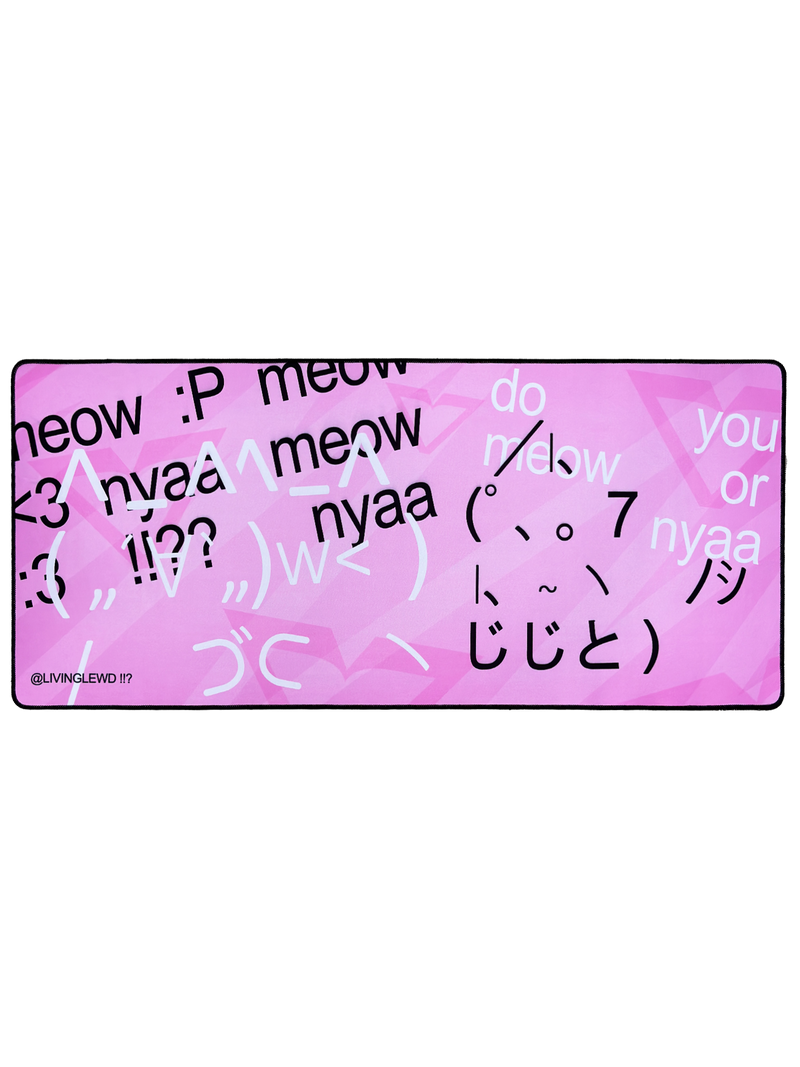 MEOW MEOW MOUSEPAD